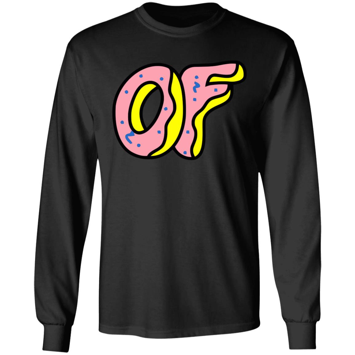 Men's Odd Future Donut Logo Hoodie Red T Shirt - Teechipus