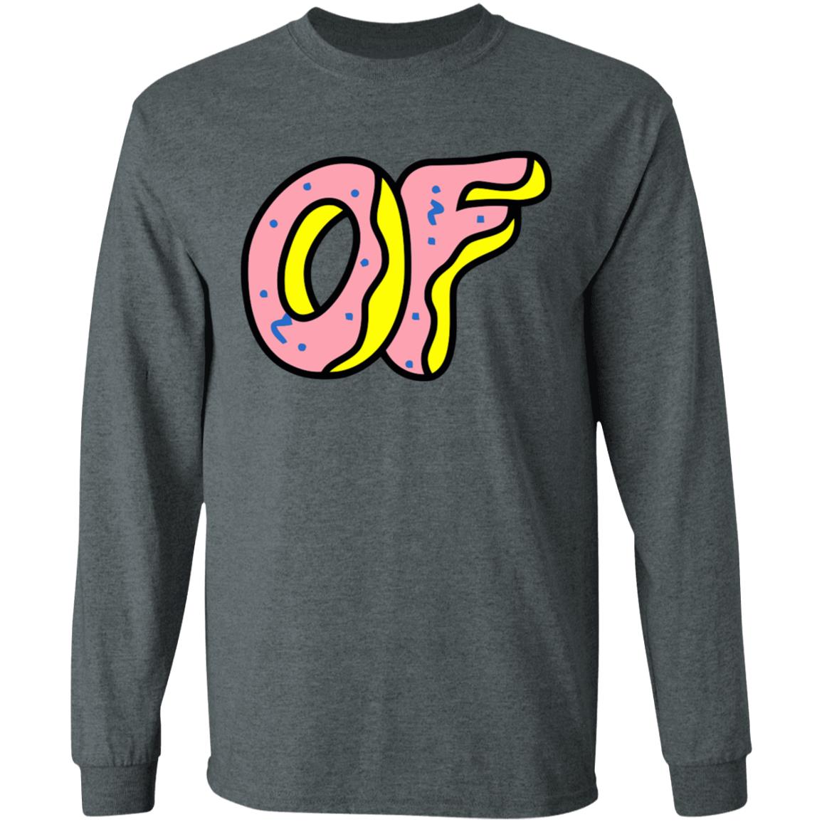 Men's Odd Future Donut Logo Hoodie Red T Shirt - Teechipus