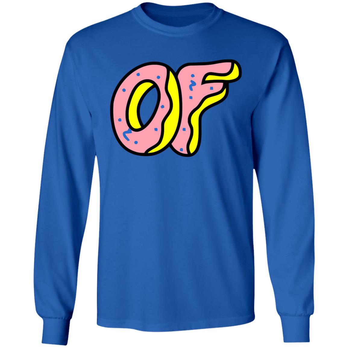 Men's Odd Future Donut Logo Hoodie Red T Shirt - Teechipus