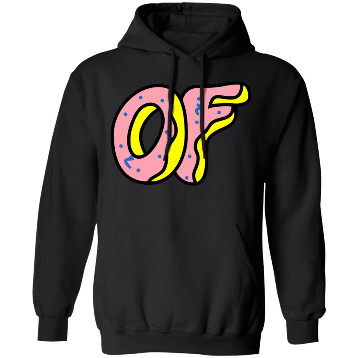 Men's Odd Future Donut Logo Hoodie Red T Shirt - Teechipus