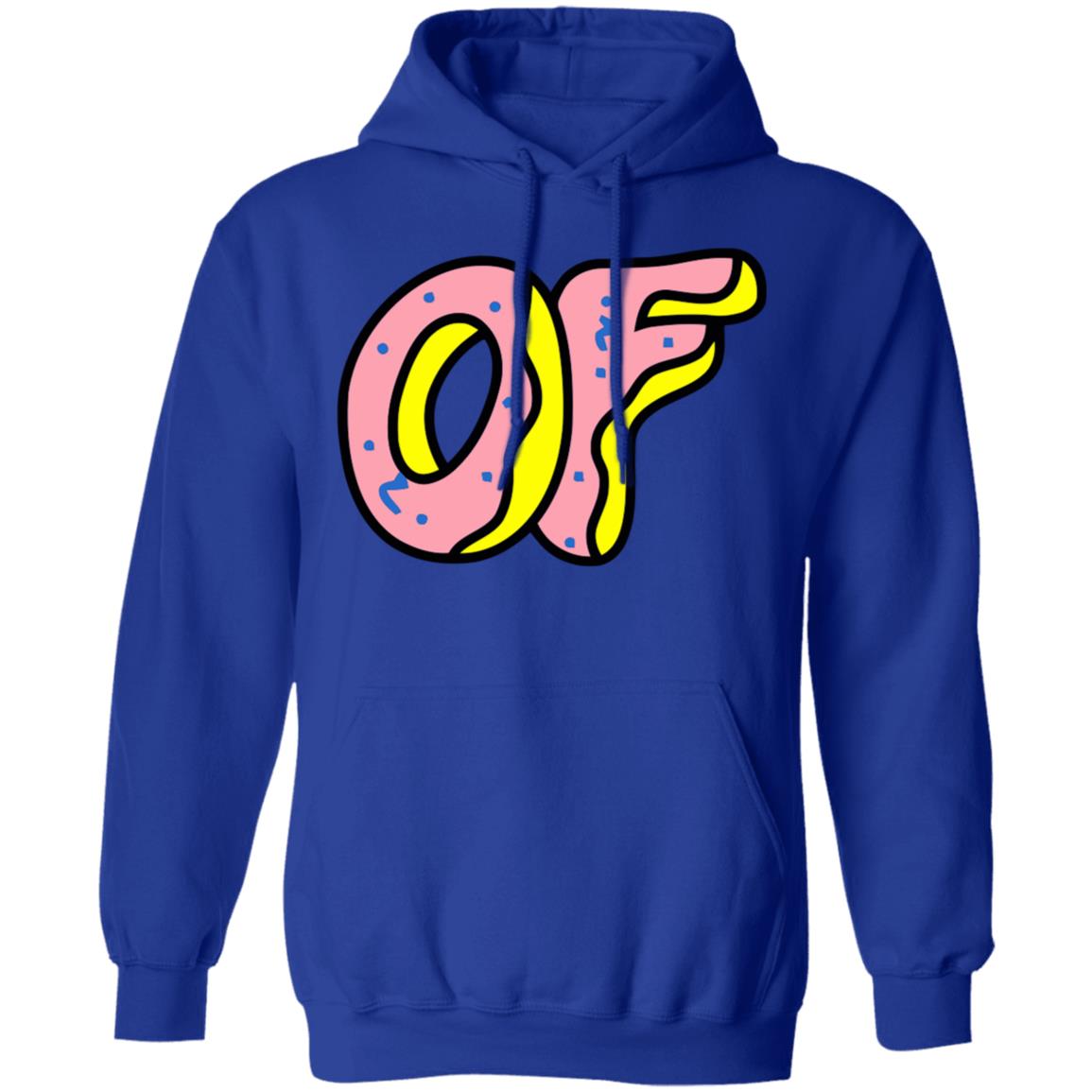 Men's Odd Future Donut Logo Hoodie Red T Shirt - Teechipus