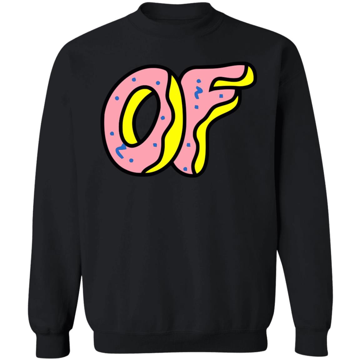 Men's Odd Future Donut Logo Hoodie Red T Shirt - Teechipus