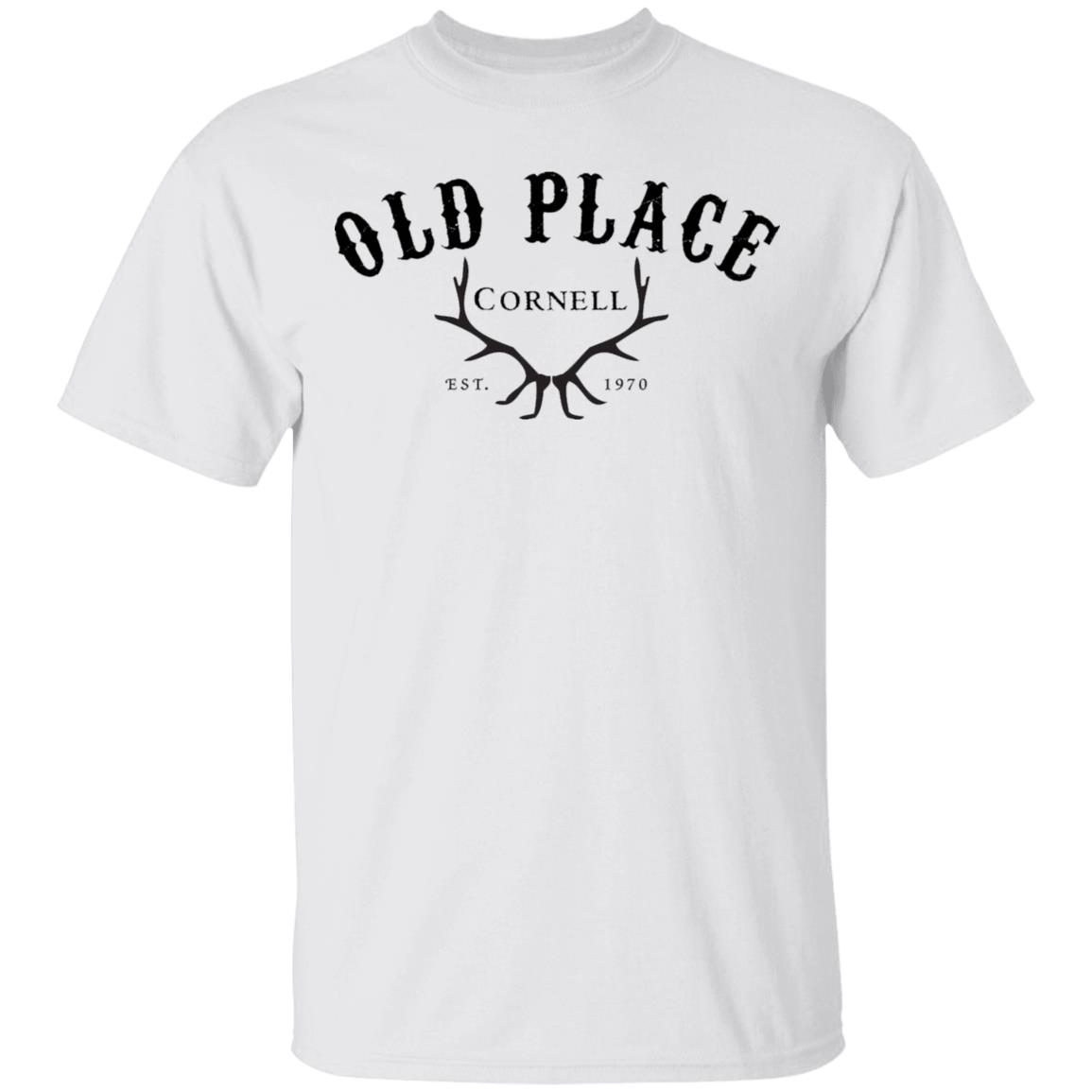 Old Place Cornell Logo Shirts White Hoodie T Shirt - Teechipus