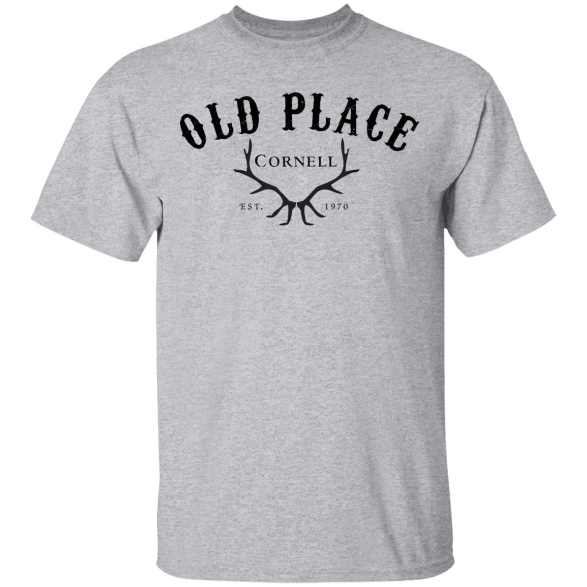 Old Place Cornell Logo Shirts White Hoodie T Shirt - Teechipus
