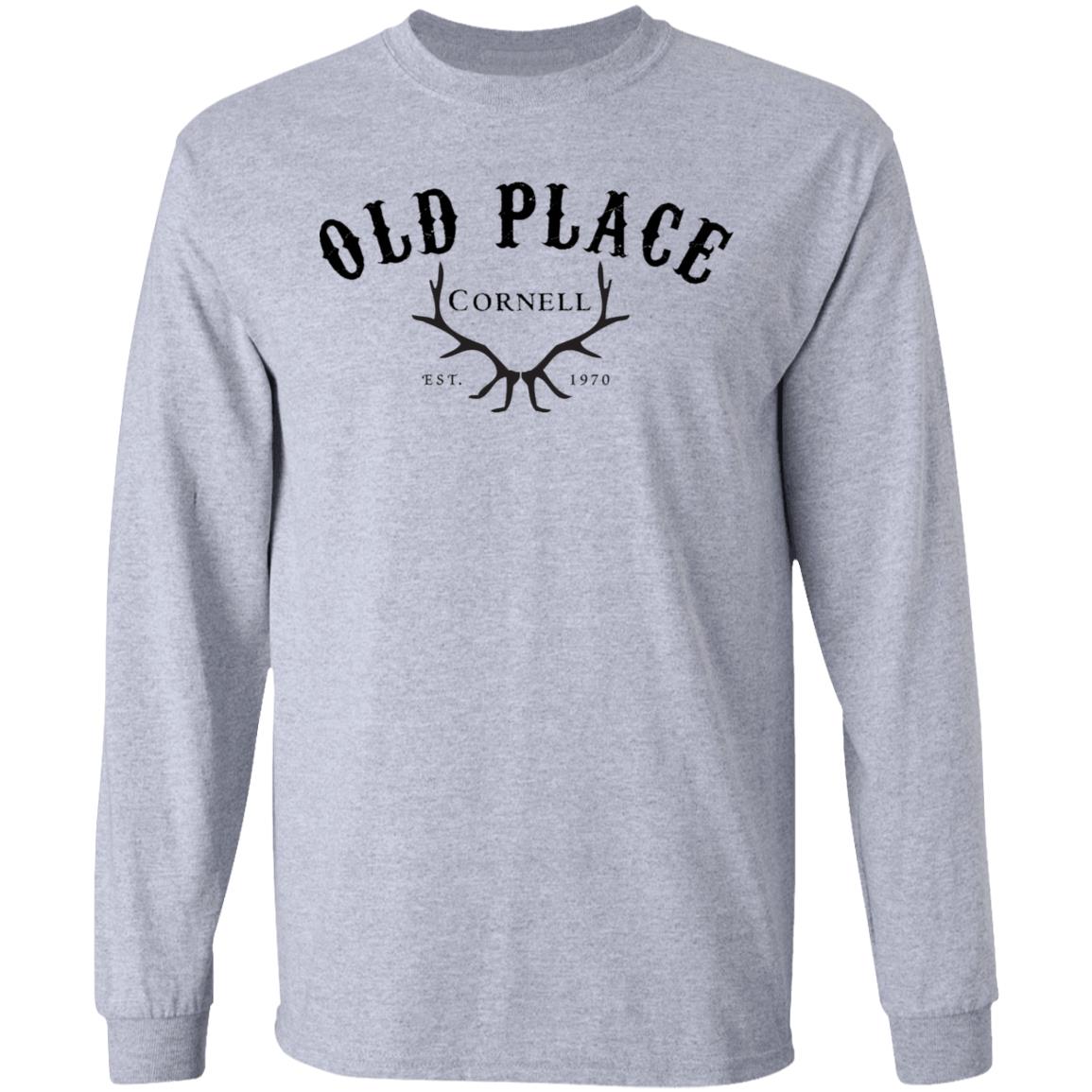 Old Place Cornell Logo Shirts White Hoodie T Shirt - Teechipus