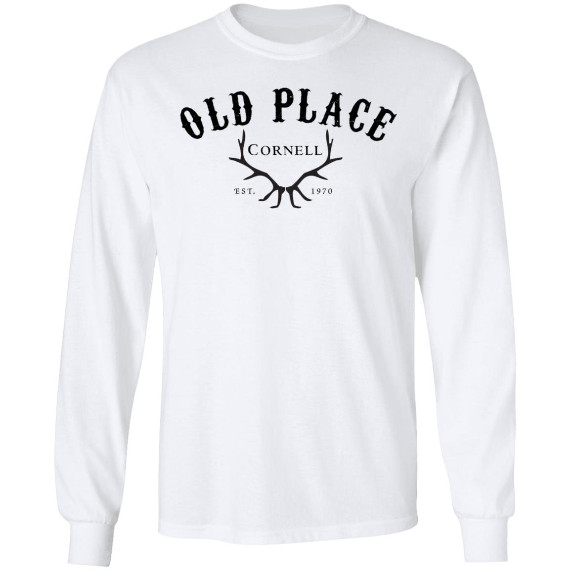 Old Place Cornell Logo Shirts White Hoodie T Shirt - Teechipus