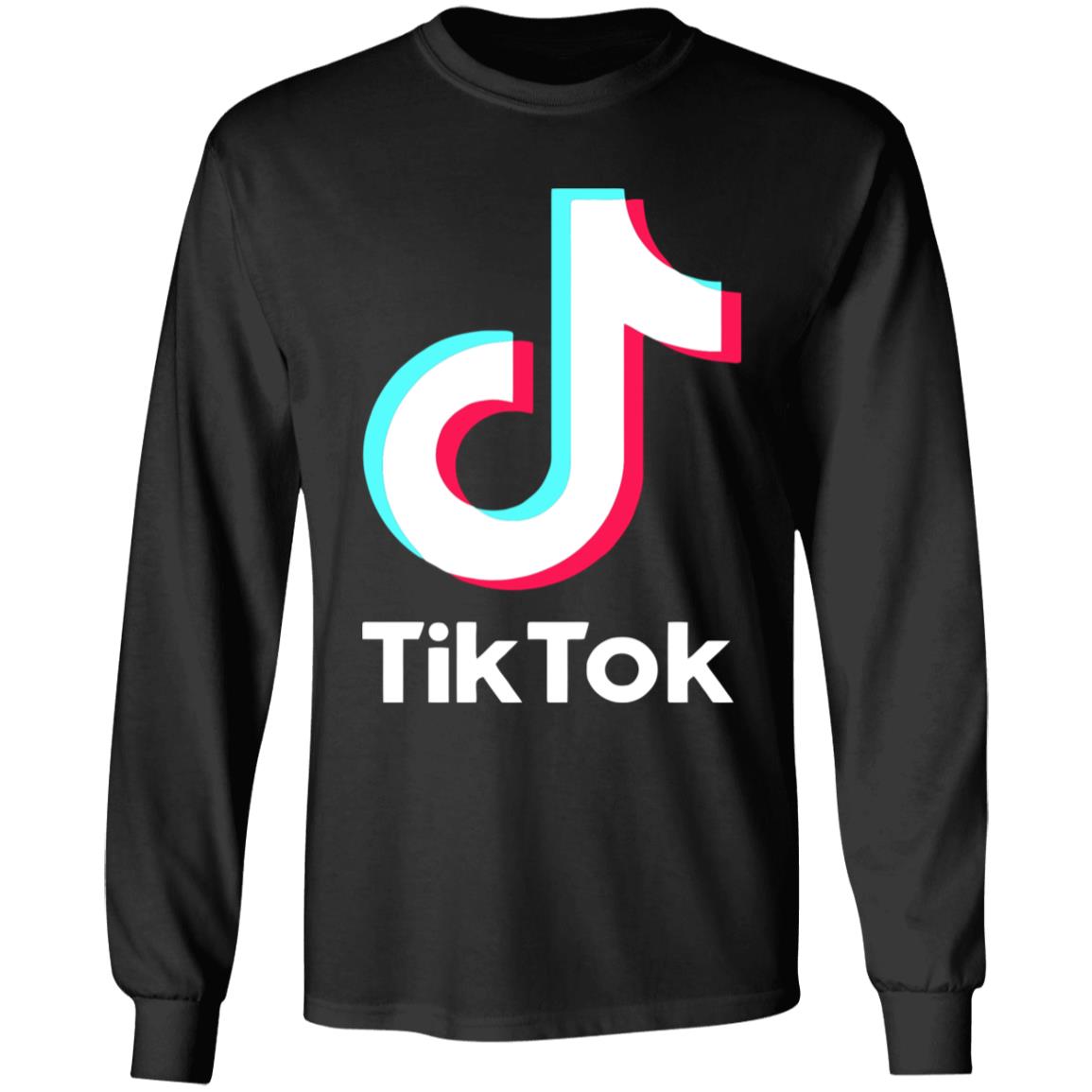 TIK Tok Hoodies for Teen Boys Girls Fashion Sweatshirt Black T Shirt - Teechipus