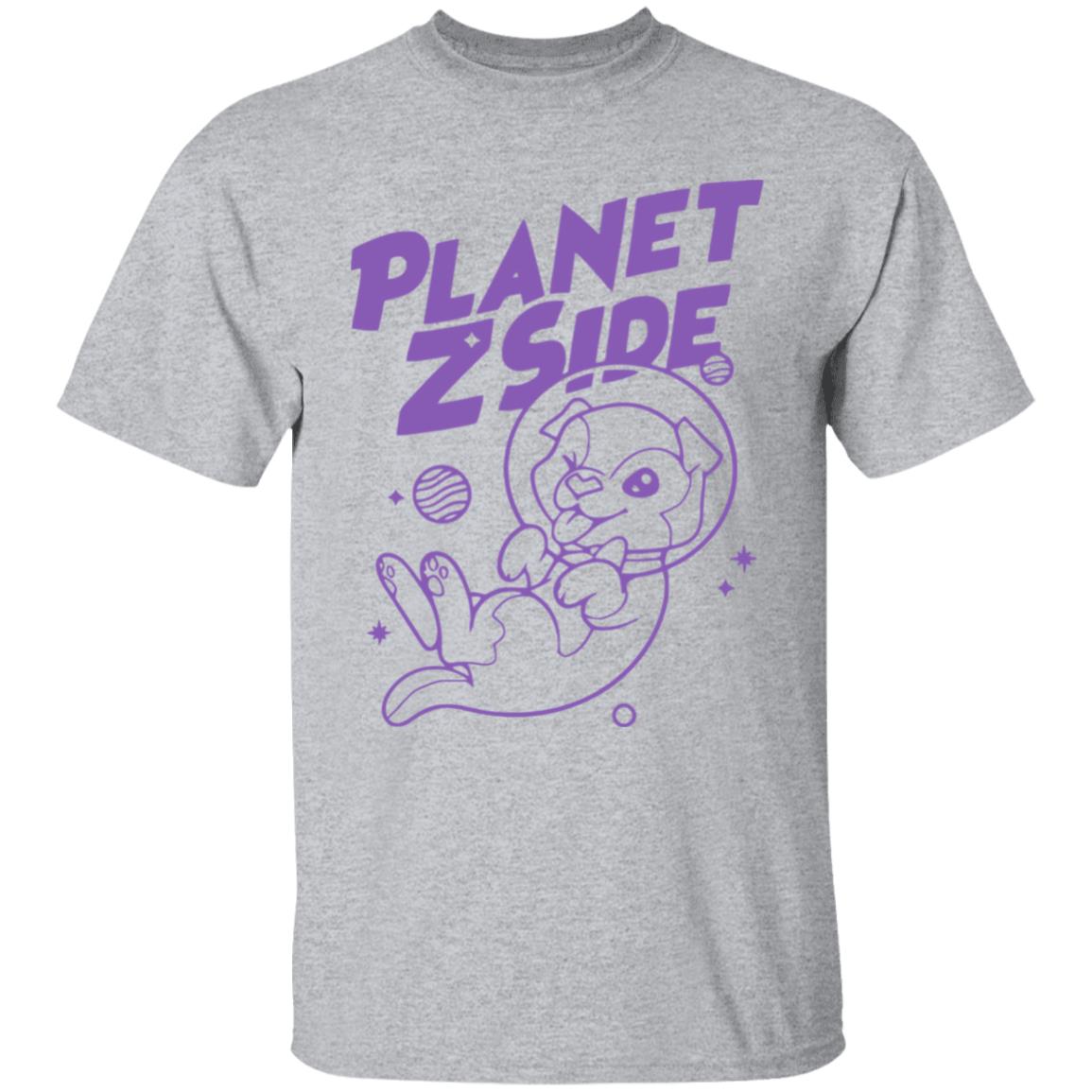 Lauren Z Side Merch Planet Zside Hoodie white T Shirt - Teechipus