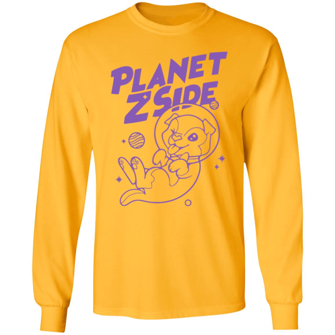 Lauren Z Side Merch Planet Zside Hoodie white T Shirt - Teechipus