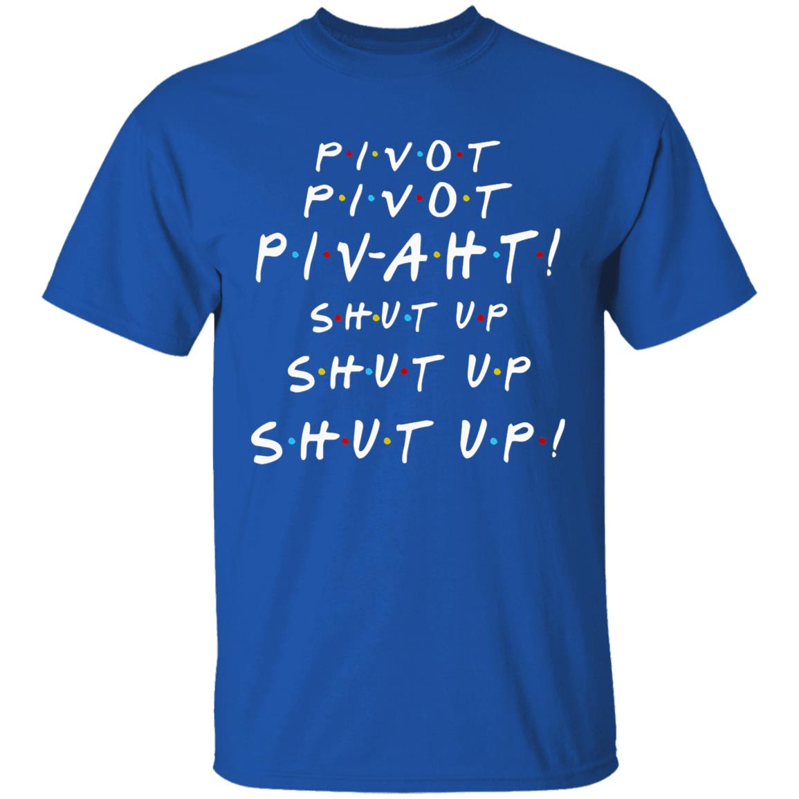 Parody Style Friends Med Pivot Funny Nostalgia Couch Sofa T Shirt - Teechipus