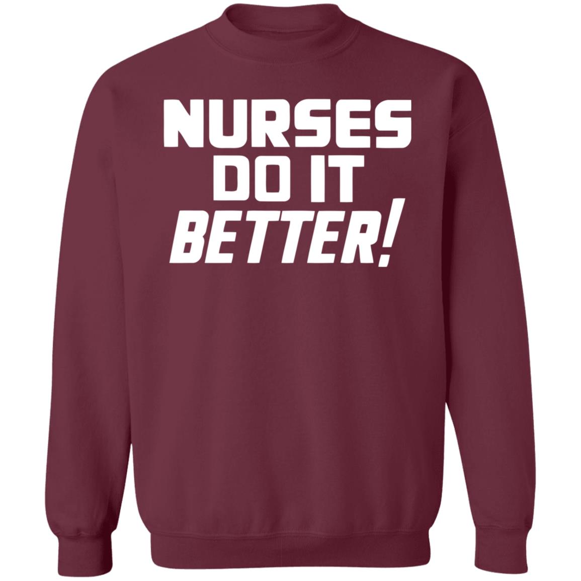 2020coloringshirts – Nurses Do It Better Shirt Black Hoodie T Shirt - Teechipus