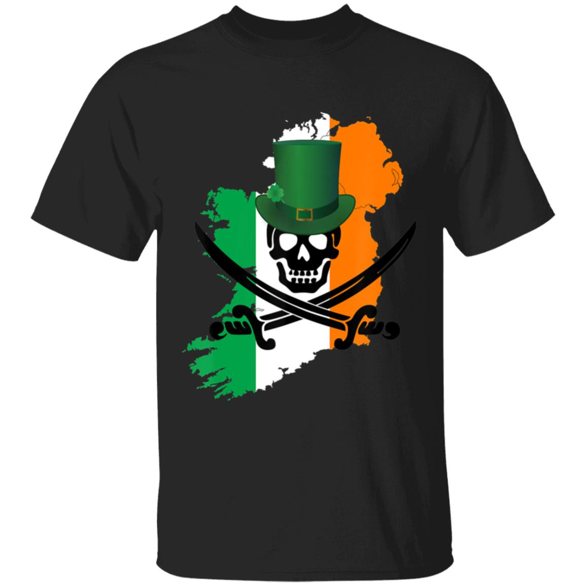 Irish Pirate Saint Patricks Day T-Shirt - Teechipus