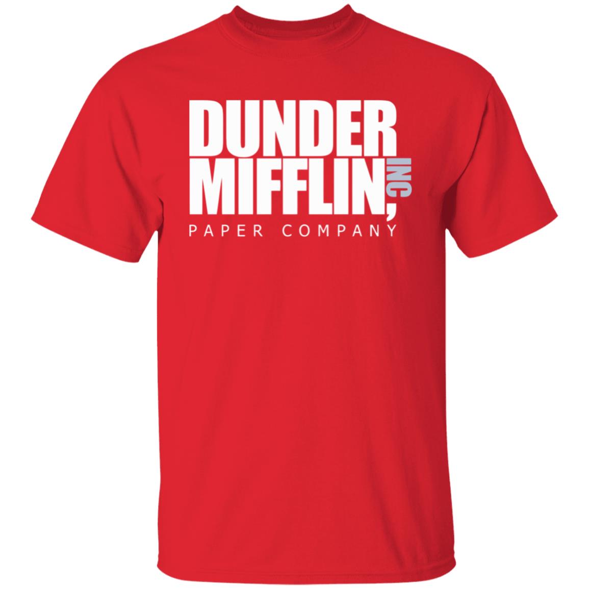 The Office TV Show Dunder Mifflin Paper Men's Black T-Shirt - Teechipus