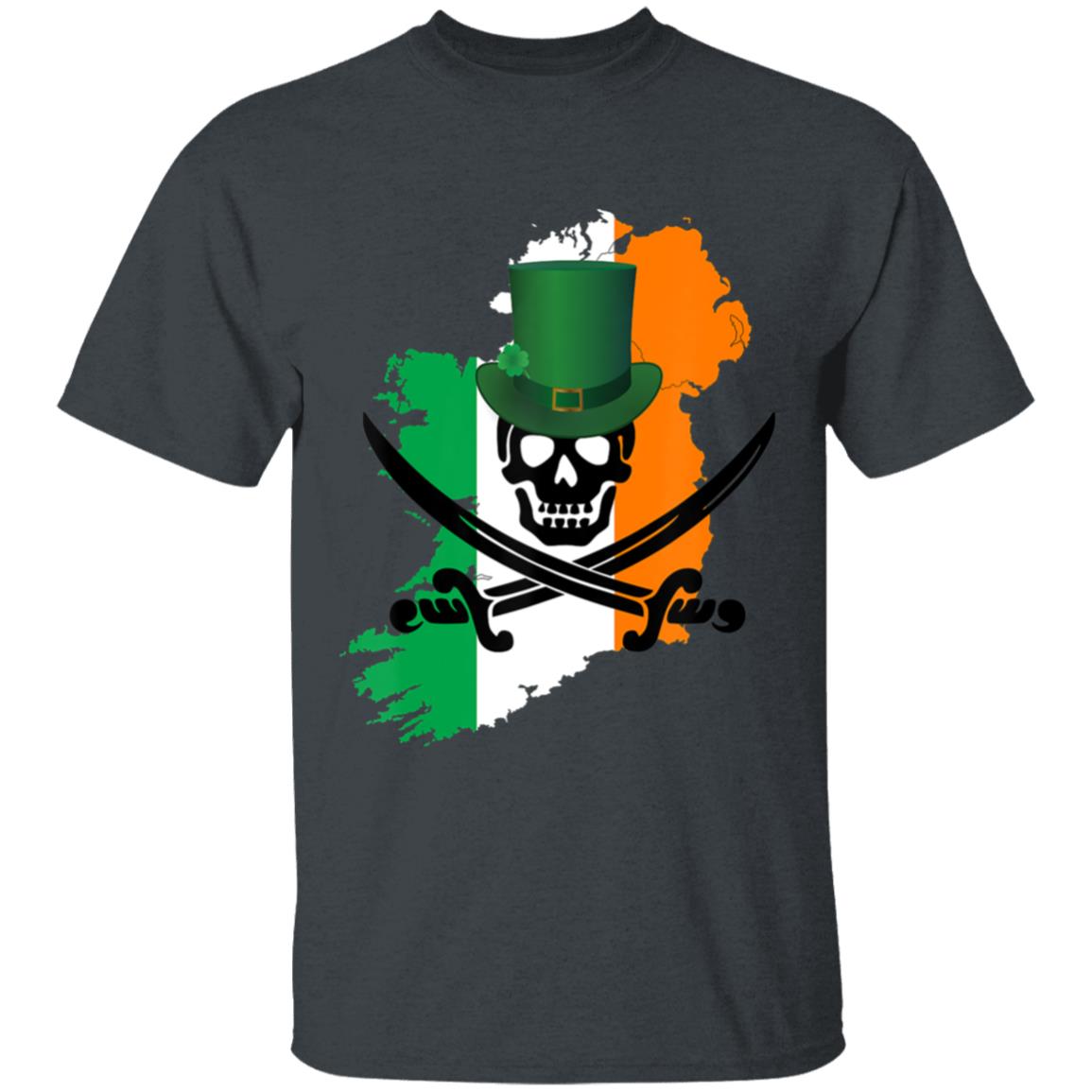Irish Pirate Saint Patricks Day T-Shirt - Teechipus