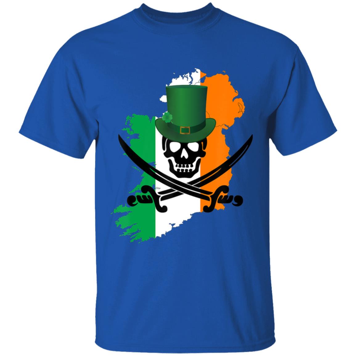 Irish Pirate Saint Patricks Day T-Shirt - Teechipus
