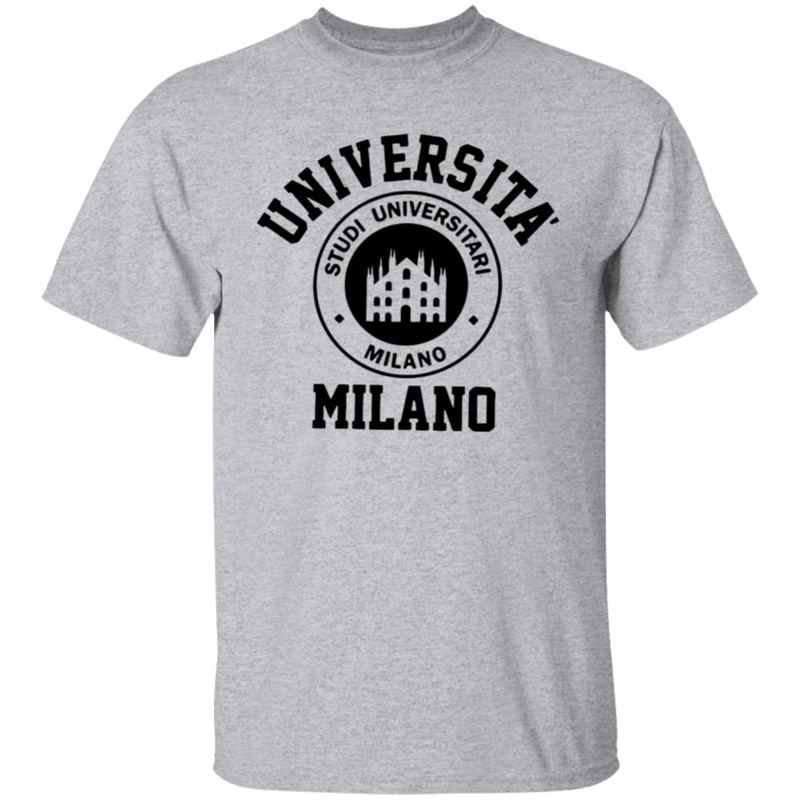 Universita Milano T Shirt White Hoodie Sweatshirt - Teechipus