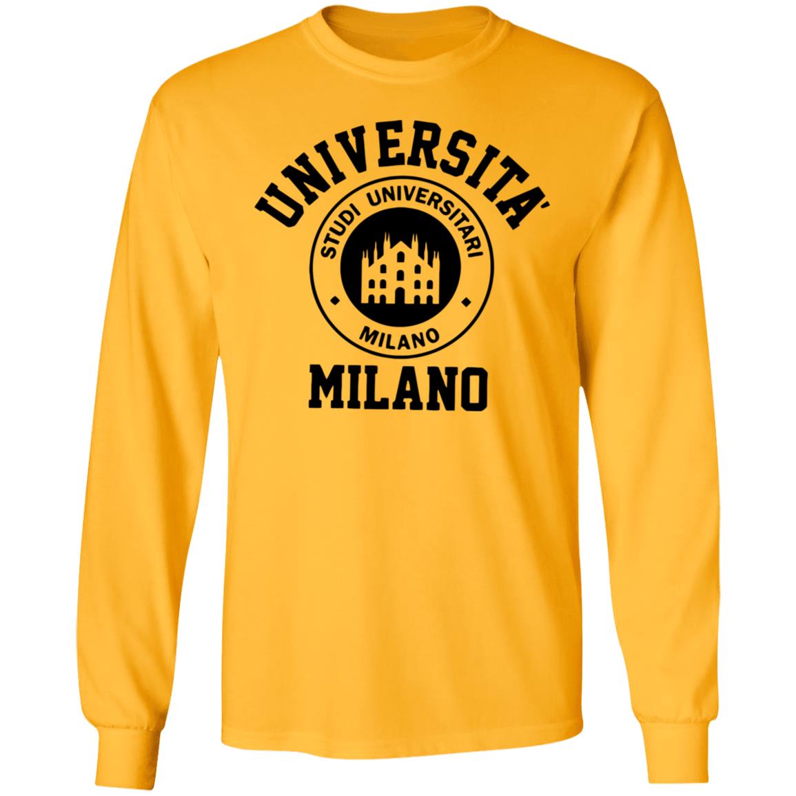 Universita Milano T Shirt White Hoodie Sweatshirt - Teechipus