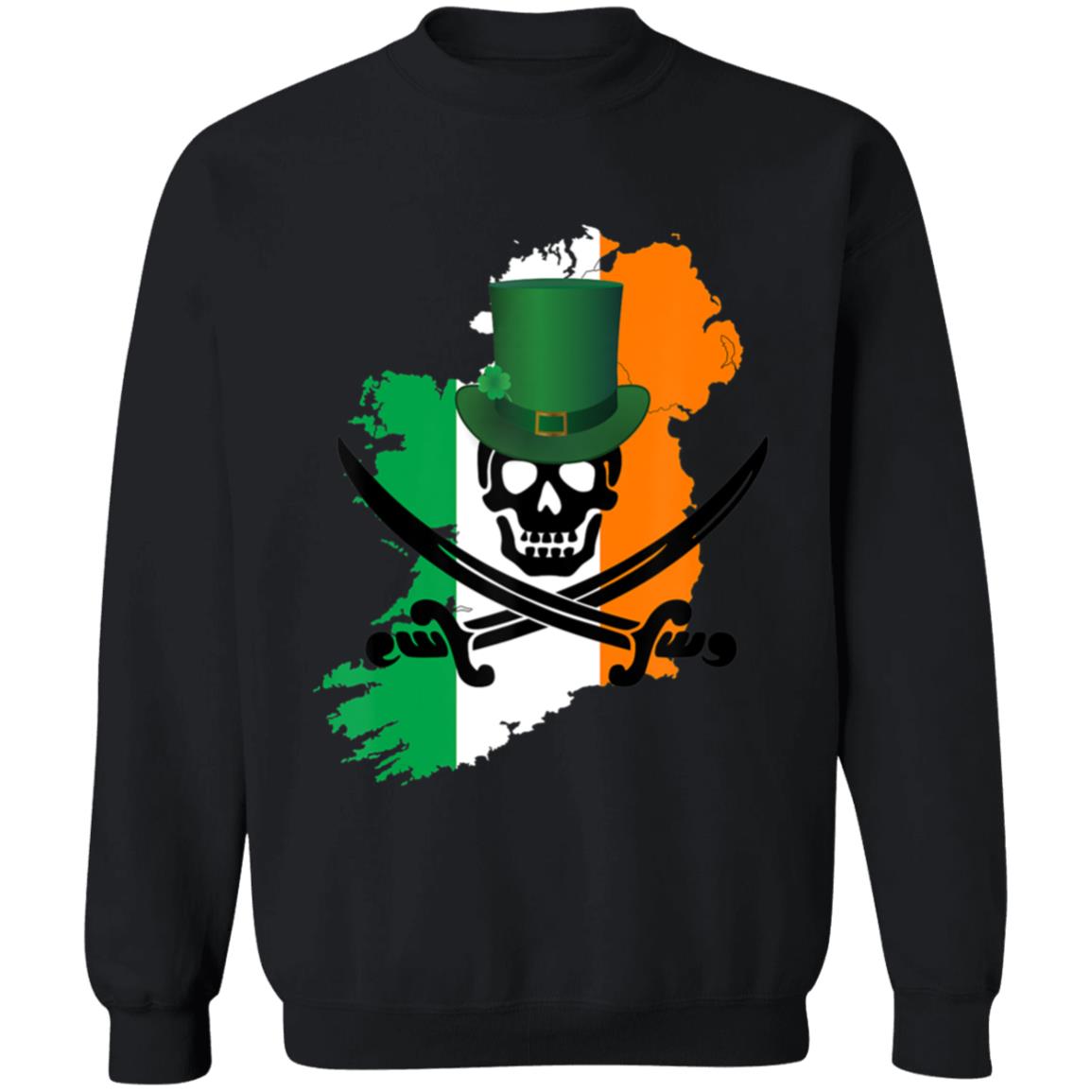 Irish Pirate Saint Patricks Day T-Shirt - Teechipus