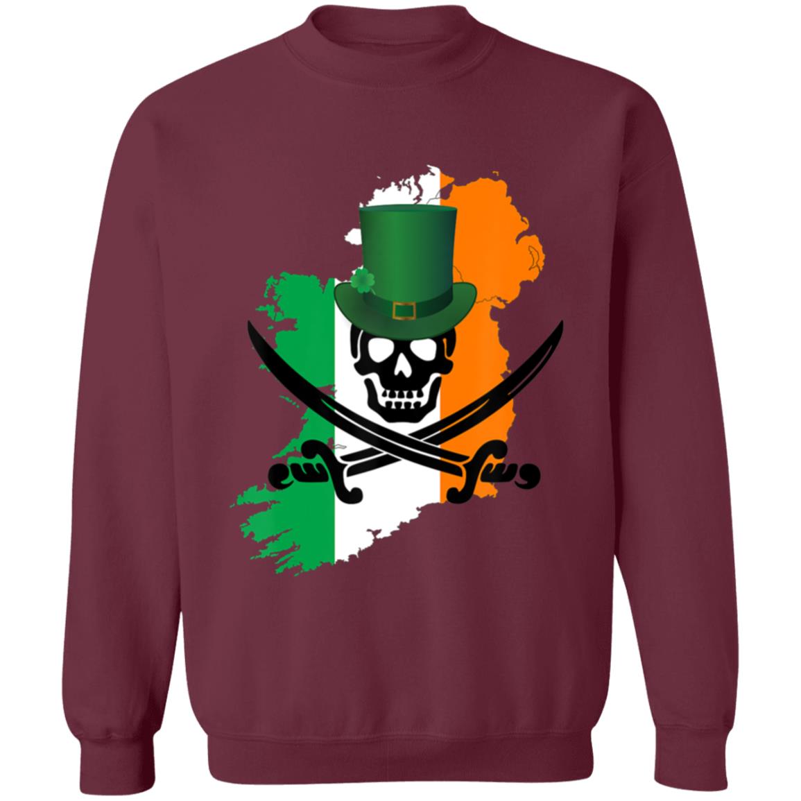 Irish Pirate Saint Patricks Day T-Shirt - Teechipus