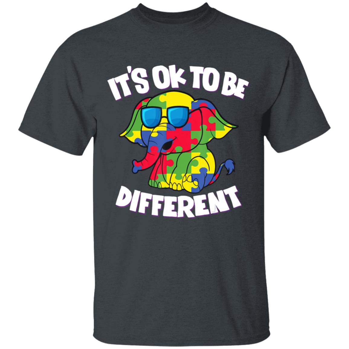 Its Ok To Be Different Autism Awareness Elephant Kids Sweatshirt - Teechipus
