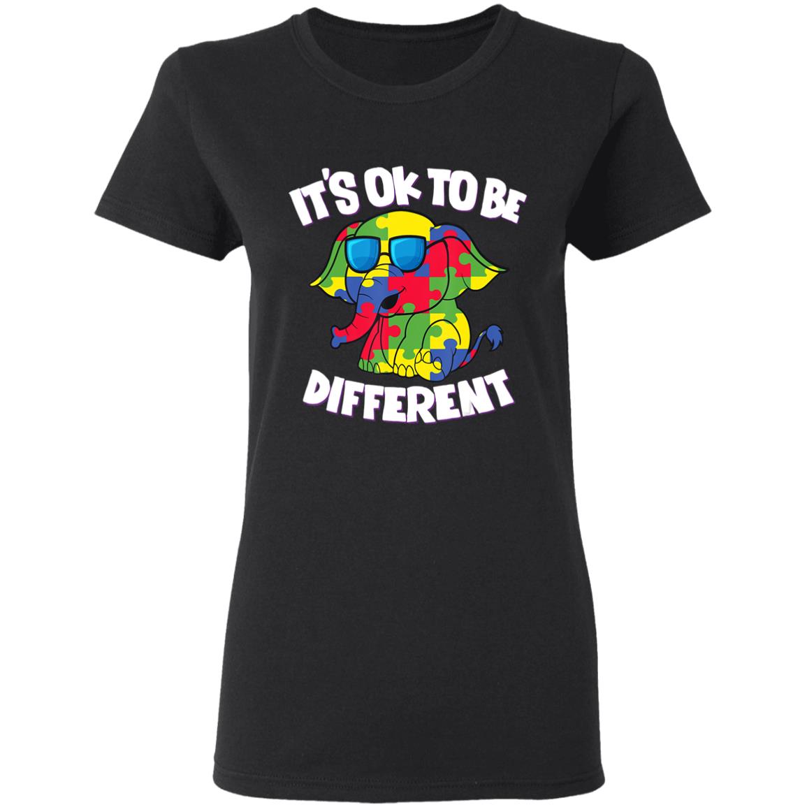 Its Ok To Be Different Autism Awareness Elephant Kids Sweatshirt - Teechipus