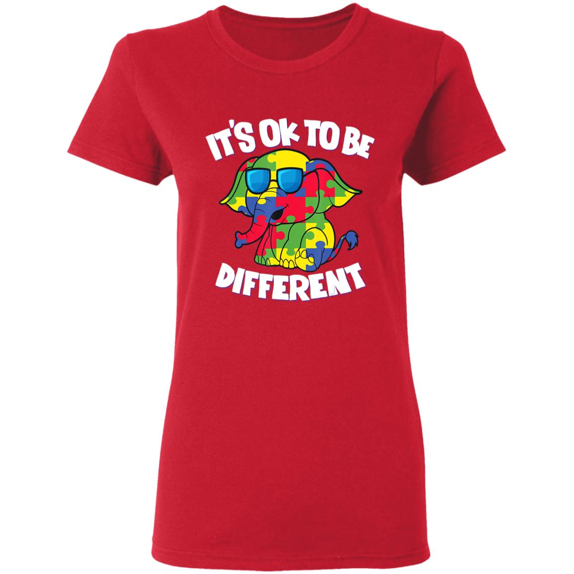 Its Ok To Be Different Autism Awareness Elephant Kids Sweatshirt - Teechipus