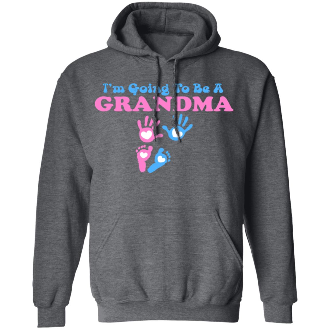 I'm Going To Be A Grandma Grandchild Baby Tie Dye Hoodie - Teechipus