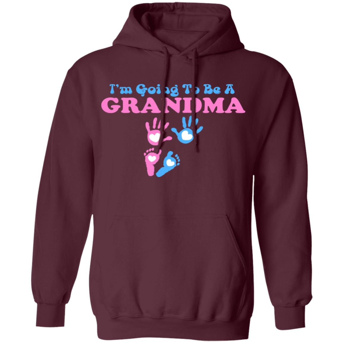 I'm Going To Be A Grandma Grandchild Baby Tie Dye Hoodie - Teechipus