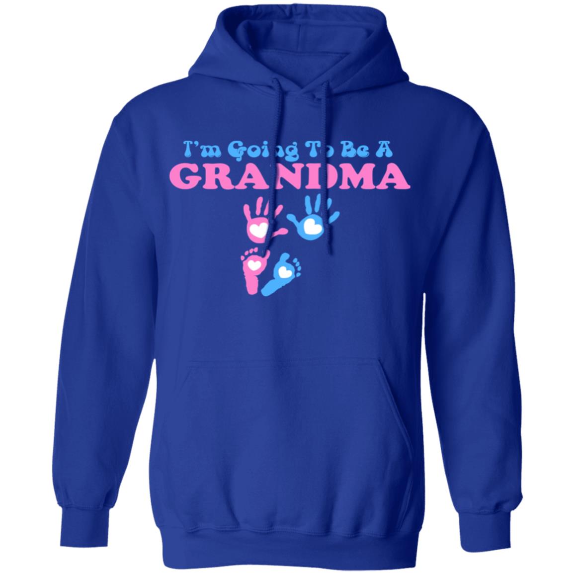I'm Going To Be A Grandma Grandchild Baby Tie Dye Hoodie - Teechipus