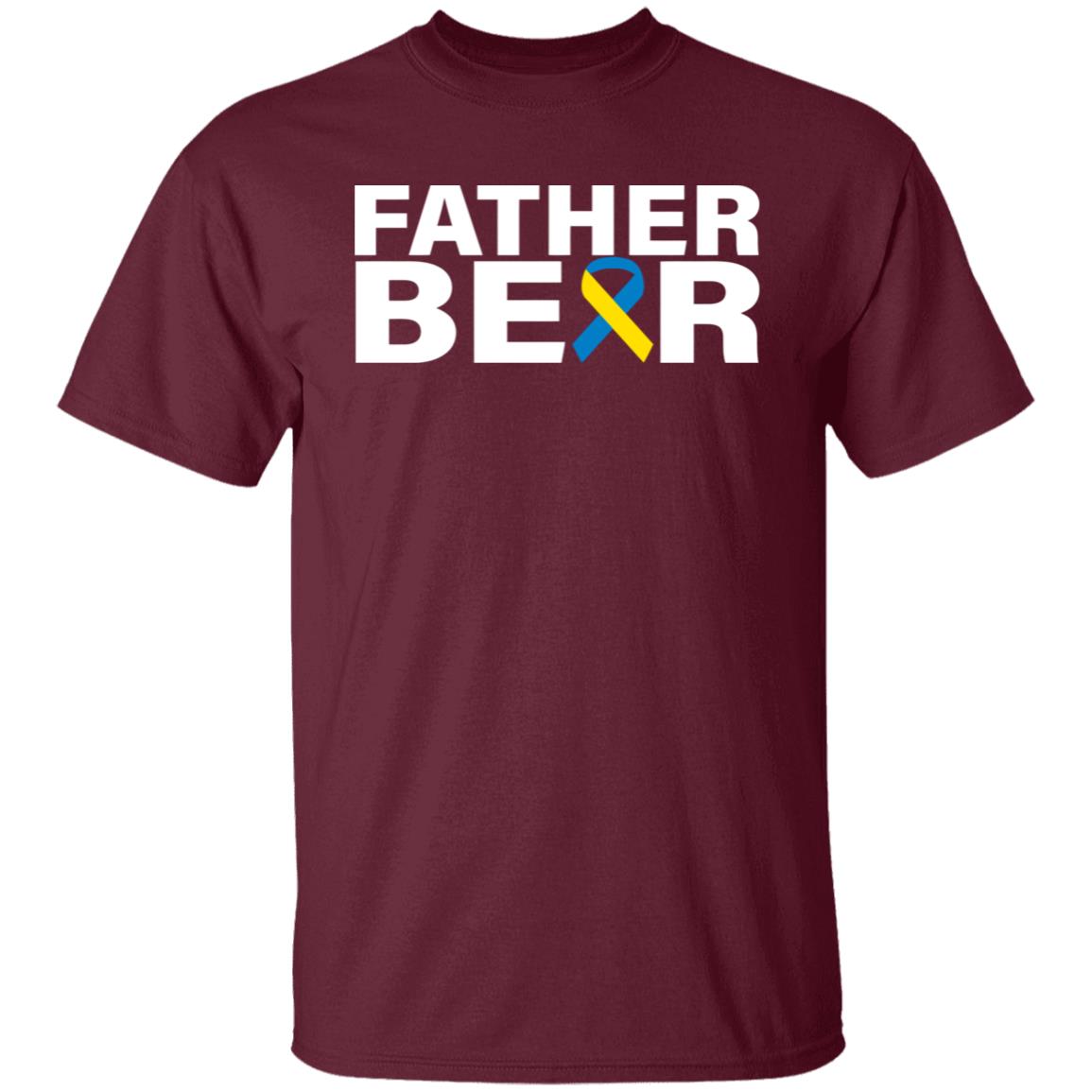 Father Bear Down Syndrome Awareness Tie Dye Hoodie - Teechipus