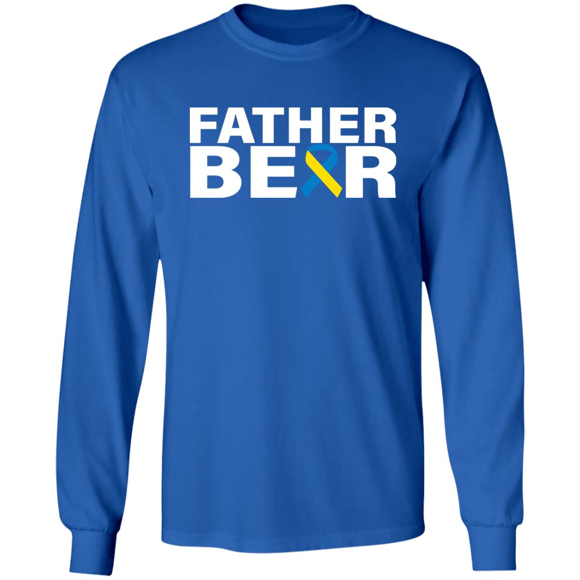 Father Bear Down Syndrome Awareness Tie Dye Hoodie - Teechipus