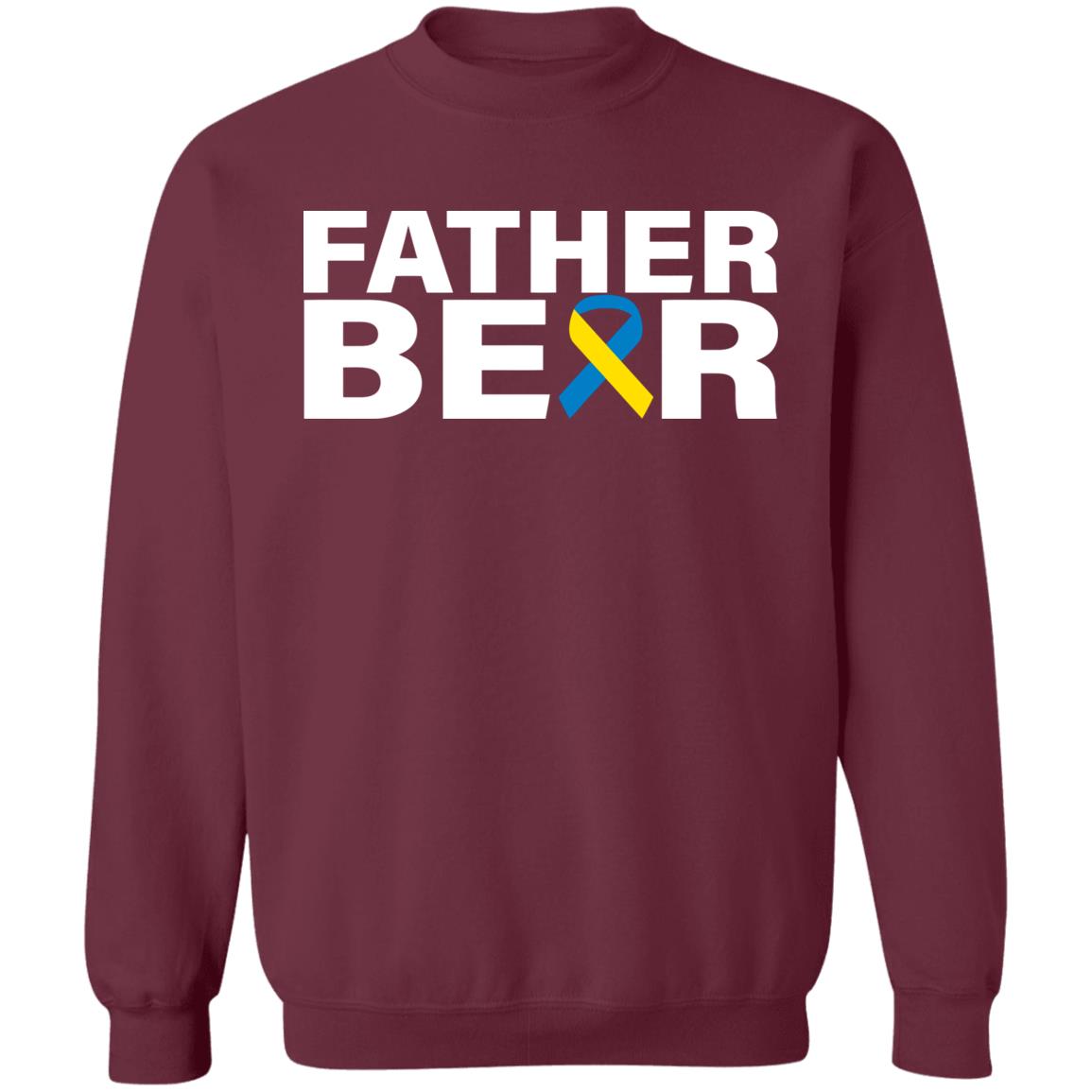 Father Bear Down Syndrome Awareness Tie Dye Hoodie - Teechipus