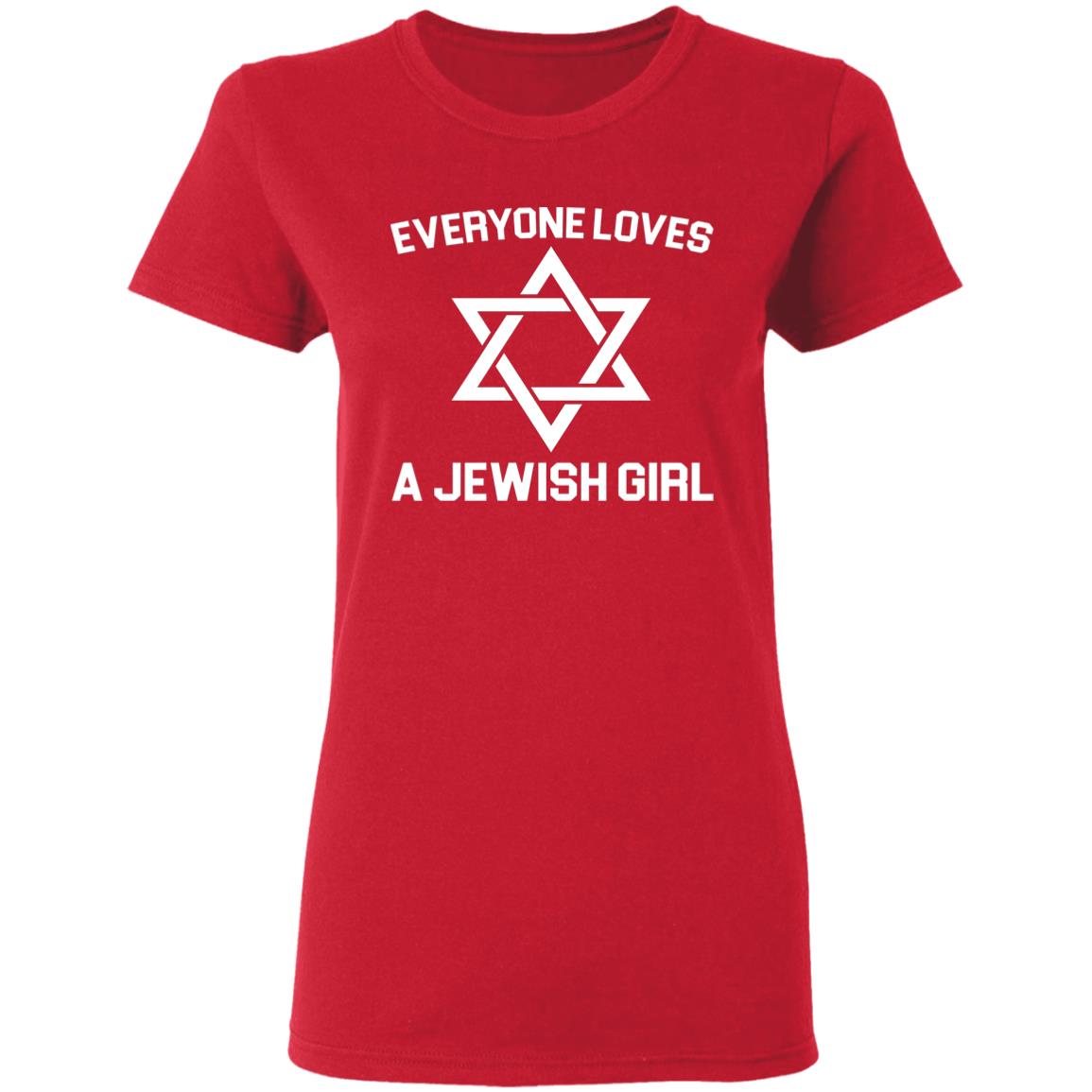 Everyone Loves a Jewish Girl Premium T-Shirt - Teechipus