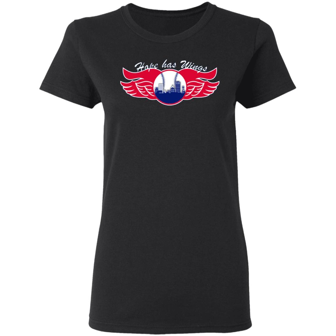Hope Has Wings Shirt Royal Rochester Red Wings - Teechipus