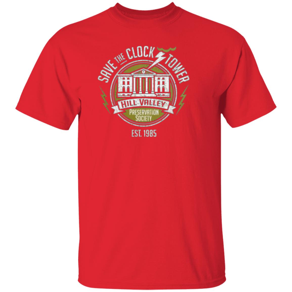 hill valley preservation shirt Awesome Save The Clock Tower Hill Valley Preservation Society Shirt - Teechipus