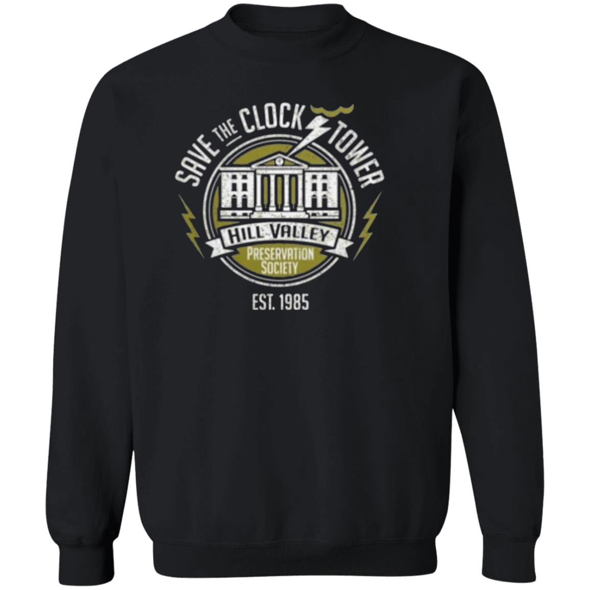 hill valley preservation shirt Awesome Save The Clock Tower Hill Valley Preservation Society Shirt - Teechipus