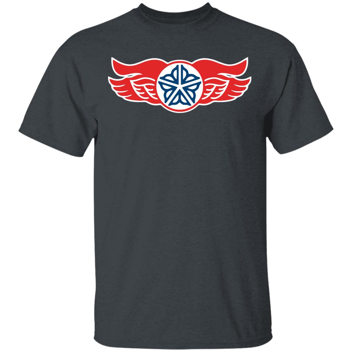 Roc the Roc Logo Shirt Blue Rochester Red Wings - Teechipus