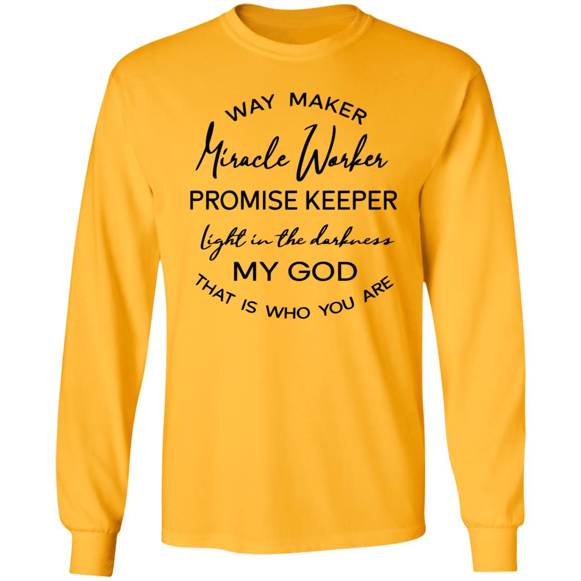 Waymaker Miracle Worker Promise Keeper Light My God T Shirt - Teechipus