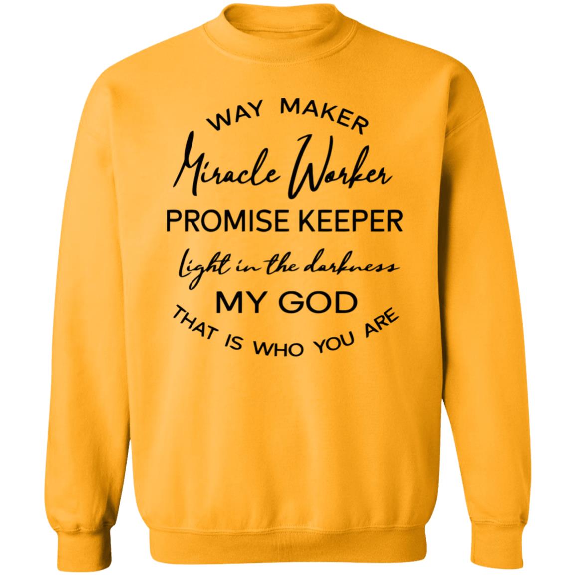 Waymaker Miracle Worker Promise Keeper Light My God T Shirt - Teechipus