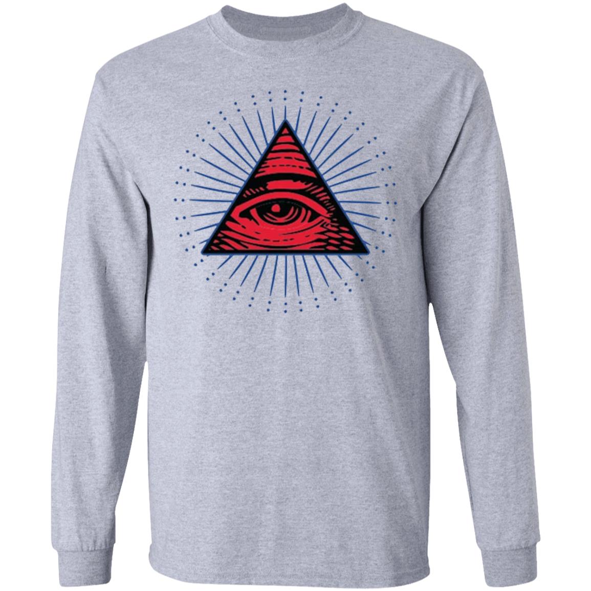 Hilarious all seeing buddha eye t shirt - Teechipus