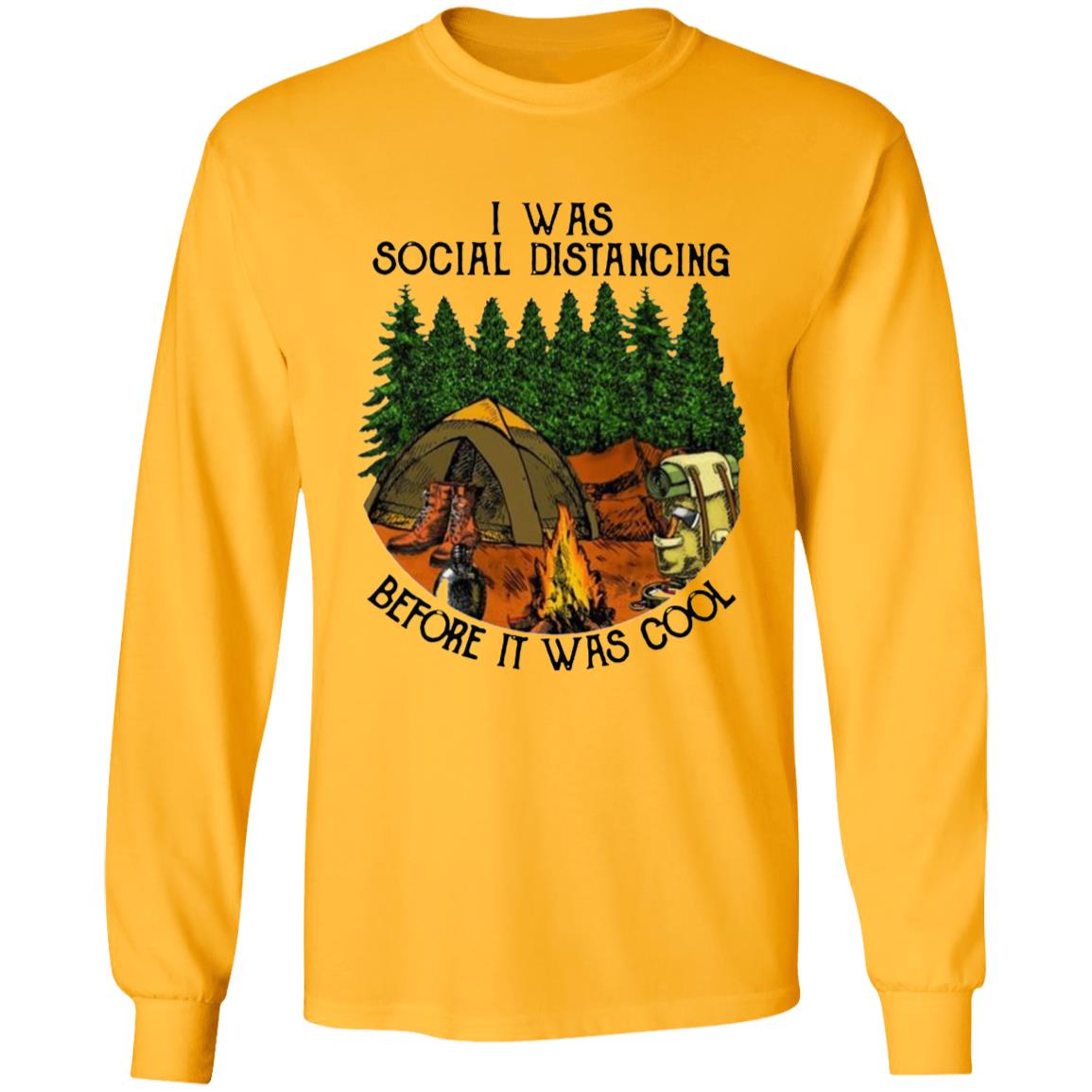 I Was Social Distancing Before It Was Cool T-Shirt - Teechipus