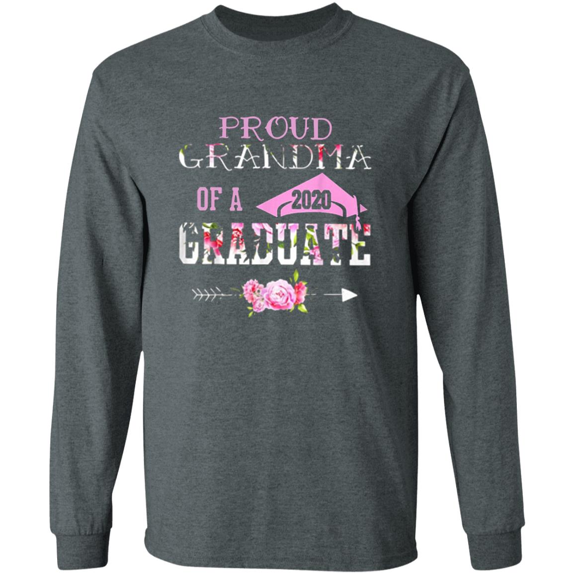 Proud Grandma Of A 2020 Graduation Class T Shirt - Teechipus