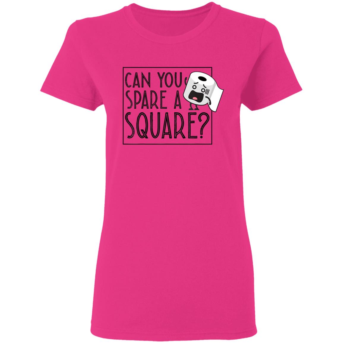 Can You Spare A Square Funny Toilet Paper T-Shirt - Teechipus