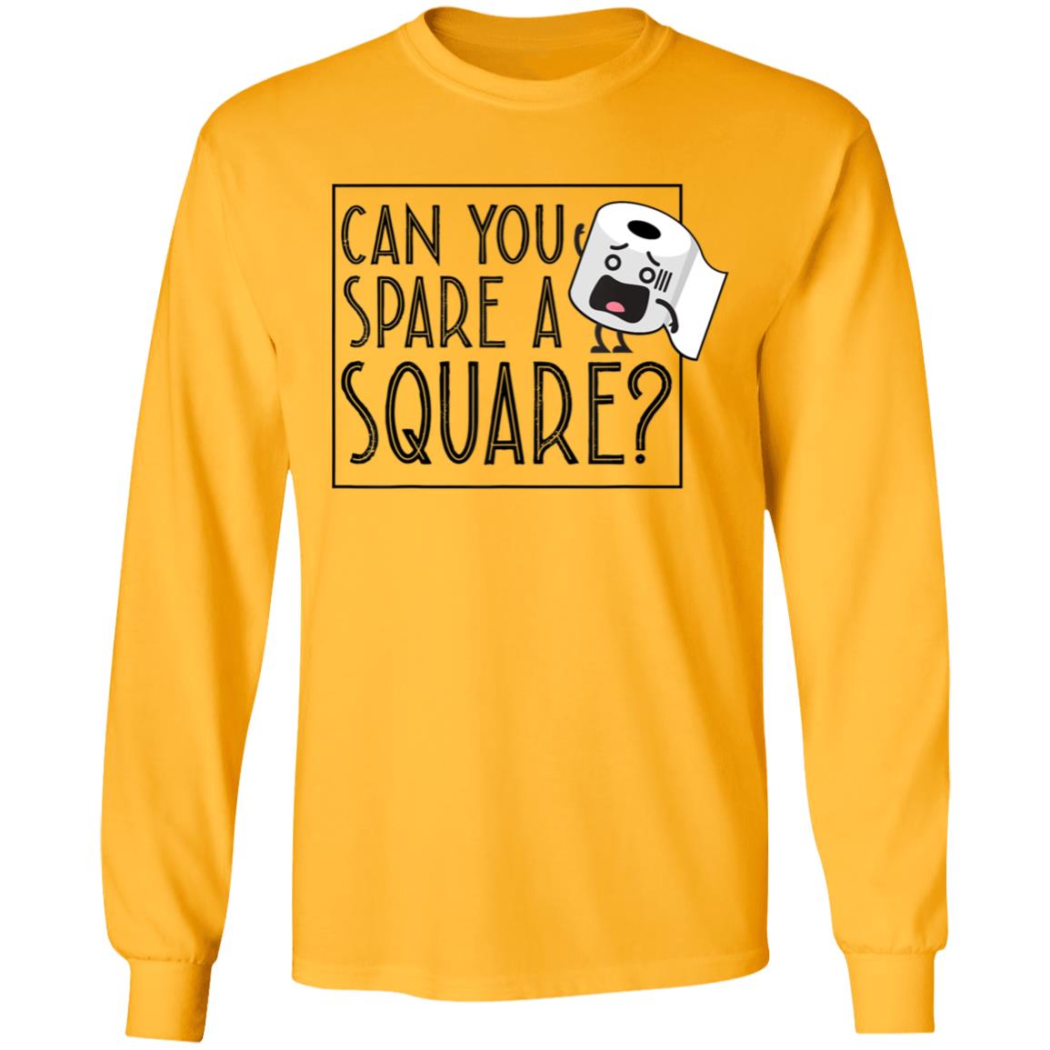Can You Spare A Square Funny Toilet Paper T-Shirt - Teechipus