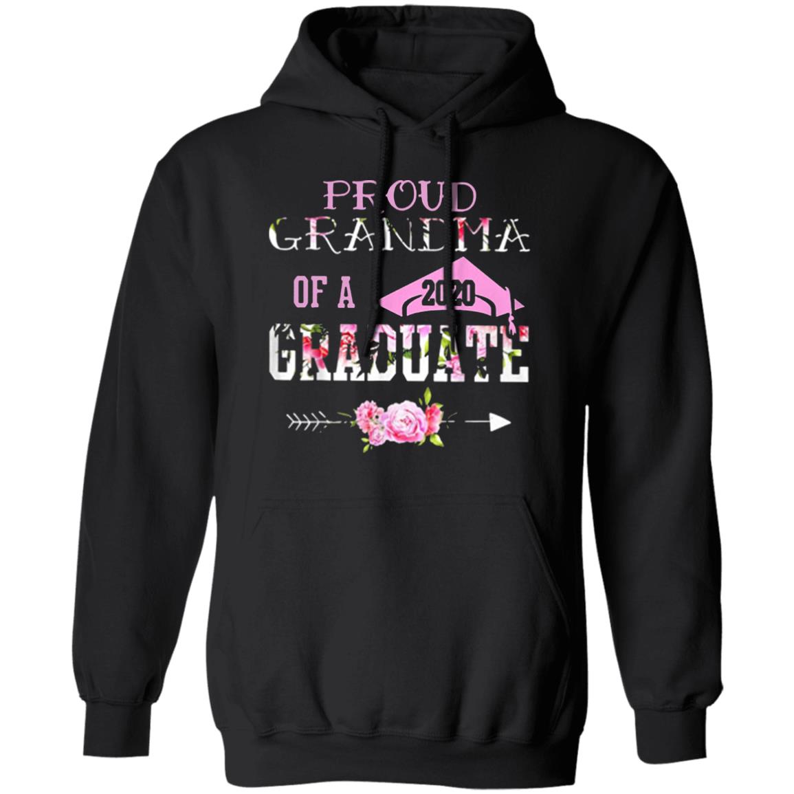 Proud Grandma Of A 2020 Graduation Class T Shirt - Teechipus