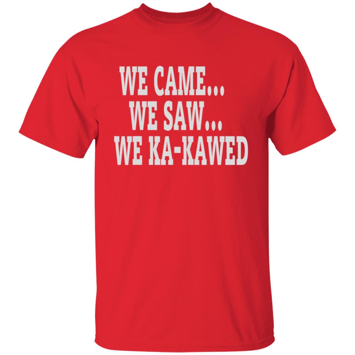 Stlouis battlehawks ka-kaw we came we saw we ka-kawed T Shirt - Teechipus