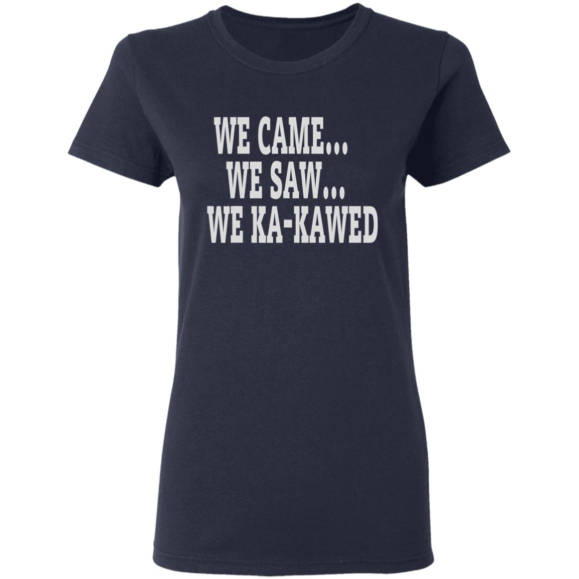Stlouis battlehawks ka-kaw we came we saw we ka-kawed T Shirt - Teechipus