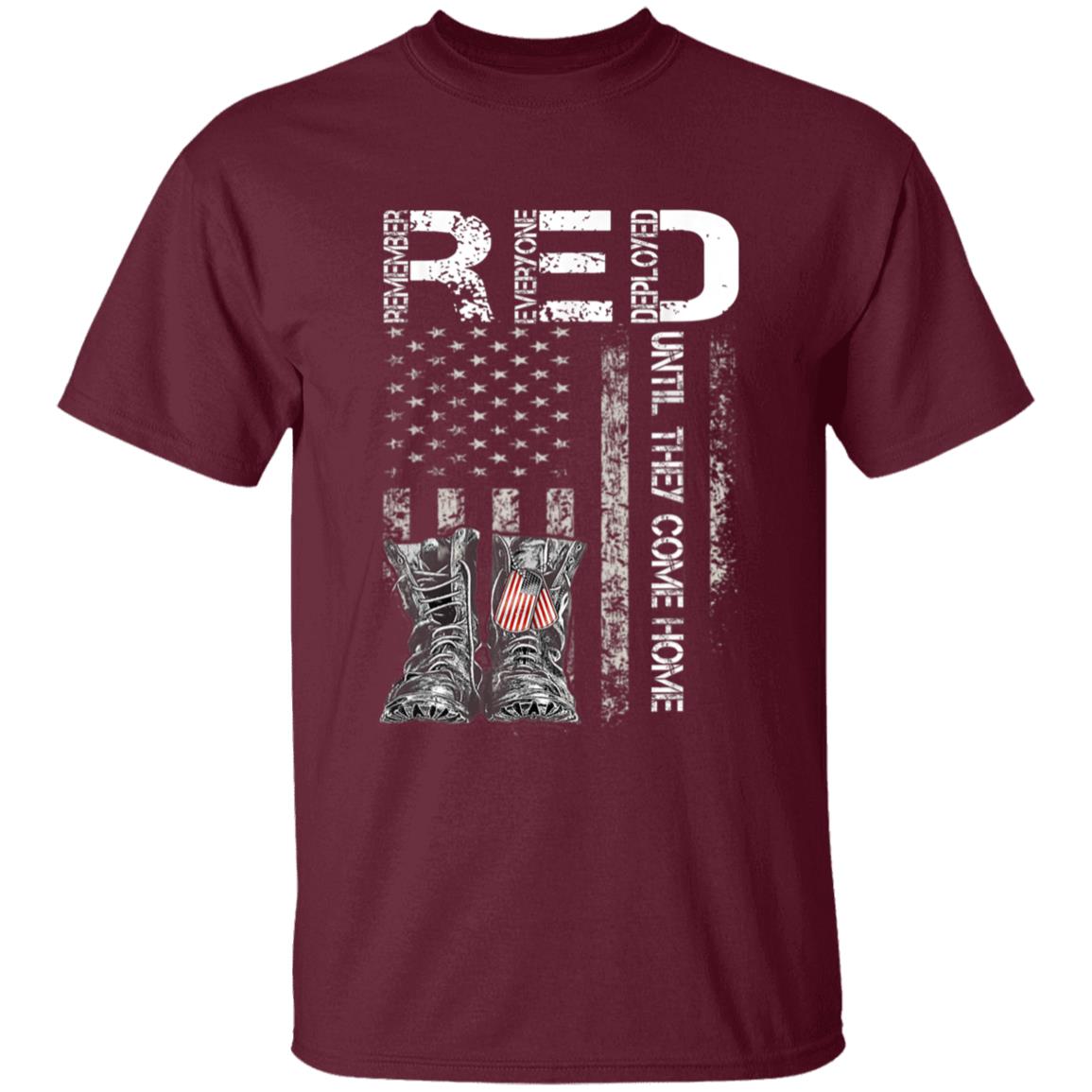 Red friday military s until y come home t shirt - Teechipus