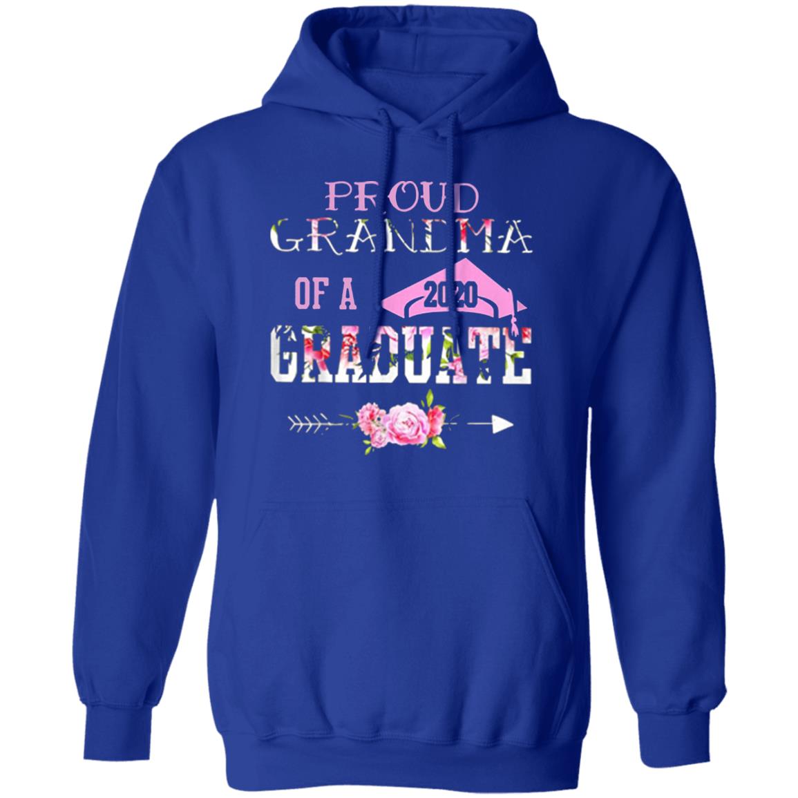 Proud Grandma Of A 2020 Graduation Class T Shirt - Teechipus
