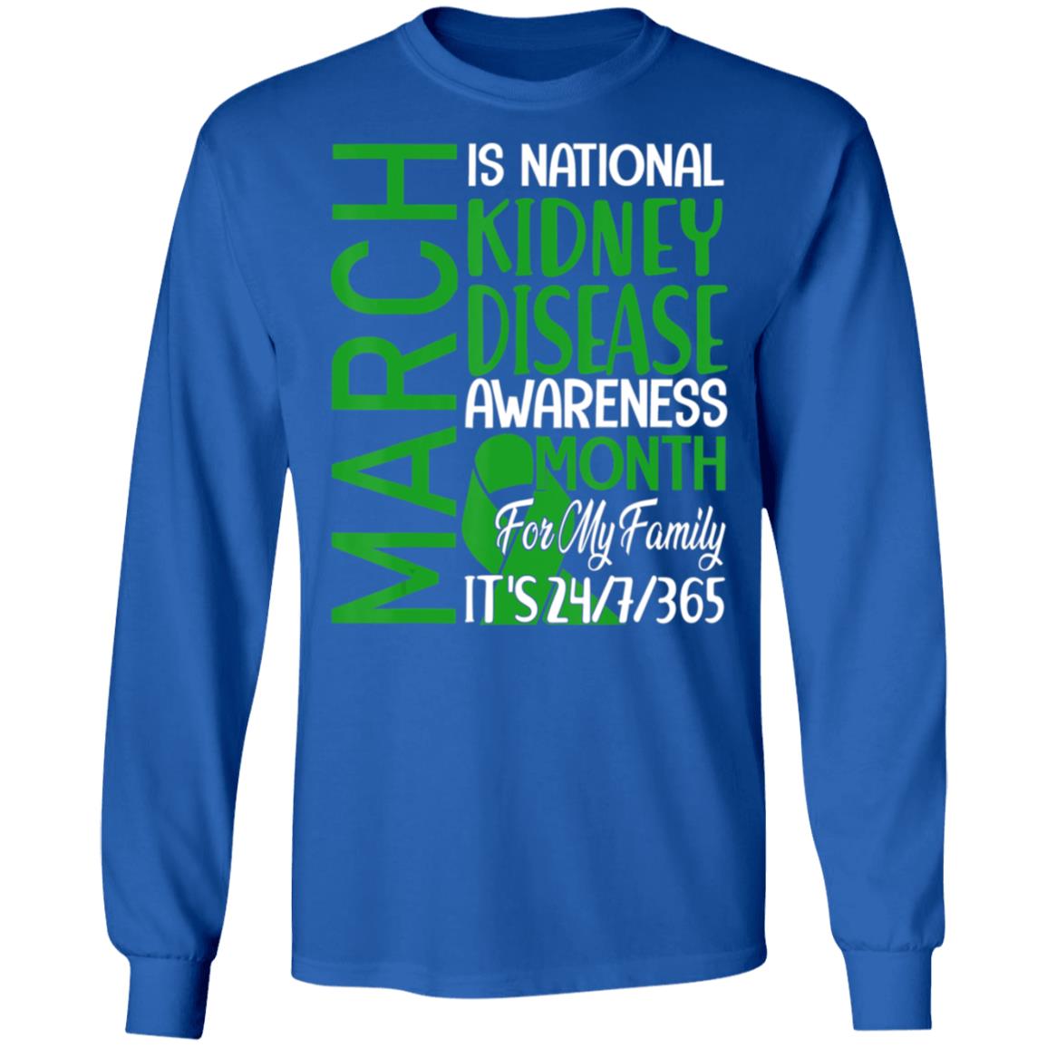 March is national kidney disease awareness month gift t shirt - Teechipus